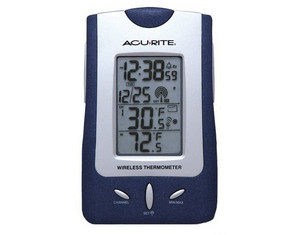 Chaney Wireless Weather Station and Atomic Clock with Sensor - Fast FREE FedEx Shipping!
