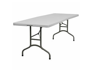 Flash Furniture 30 Inch W X 96 Inch L Plastic Bi-Folding Table