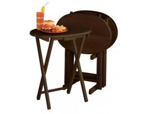 Winsome 5 Piece Oval TV Table