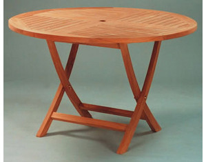 Anderson Teak 47 inch Round Folding Table