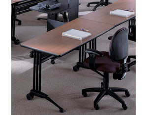 Tiffany Industries Talon 42 inch Adjustable Frame Rectangular Folding Table