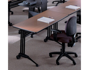 Tiffany Industries Talon 42 inch Static Frame Rectangular Folding Table - Fast FREE FedEx Shipping!