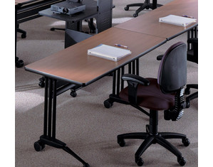 Tiffany Industries Talon 51 inch Adjustable Frame Rectangular Folding Table