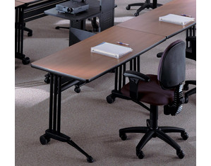 Tiffany Industries Talon 51 inch Static Frame Rectangular Folding Table - Fast FREE FedEx Shipping!