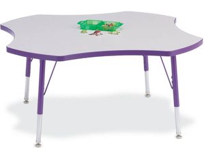 Jonti-Craft Rainbow Accents KYDZ Four Leaf Shaped Activity Table