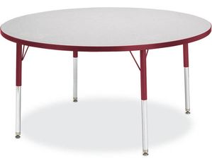 Jonti-Craft Rainbow Accents KYDZ Round Activity Table