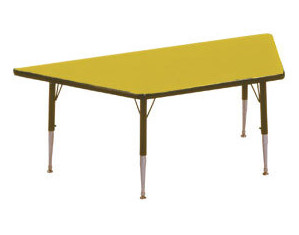 Allied F5000 Series Trapezoid Classroom Activity Table - Fast FREE FedEx Shipping!