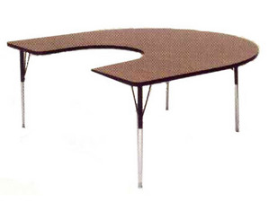Correll Horseshoe Classroom Activity Table - Fast FREE FedEx Shipping!