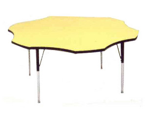 Correll Flower Shape Classroom Activity Table - Fast FREE FedEx Shipping!