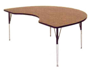 Kidney Shape Classroom Activity Table - Fast FREE FedEx Shipping!