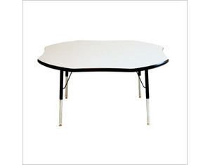 Mahar Manufacturing 48 inch Diameter Shamrock Classroom Activity Table - Fast FREE FedEx Shipping!