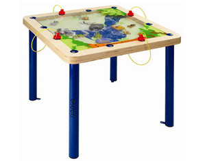 Educo Safari Tour Magnetic Sand Sensory and Activity Table - Fast FREE FedEx Shipping!