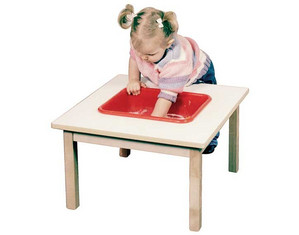 Steffy Wood Toddler Small Sand and Water Sensory and Activity Table