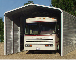 VersaTube Building Systems 20 x 12 ft Type 2 Truss Carport