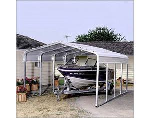 VersaTube Building Systems 24 x 7.5 ft Type 2 Truss Carport