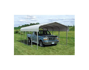 VersaTube Building Systems 20 x 7 ft without Truss Braces Carport
