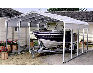 VersaTube Building Systems 24 x 8.5  ft Type 2 Truss Carport