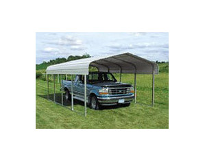 VersaTube Building Systems 20 x 8 ft without Truss Braces Carport