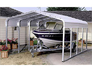 VersaTube Building Systems 24 x 9.5 ft Type 2 Truss Carport