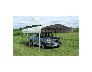 VersaTube Building Systems 20 x 9 ft without Truss Braces Carport