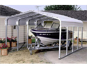 VersaTube Building Systems 24 x 9 ft Type 2 Truss Carport
