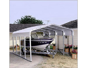 VersaTube Building Systems 24 x 9 ft Type 3 Truss Carport