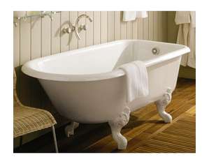 Herbeau 5.5 ft Cast Iron Retro Clawfoot Bath Tub - FREE Inside Delivery!
