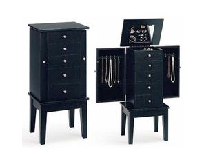 Union Square Cappuccino Finish Jewelry Armoire