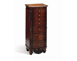Union Square Dark Brown Wood Jewelry Armoire