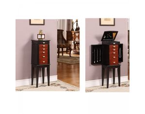 Nathan Direct Sumba Yin Yang 5 Drawer Jewelry Armoire