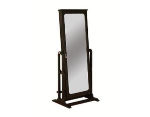 Powell Antique Black Cheval Jewelry Wardrobe