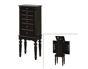 Powell Ebony Jewelry Armoire
