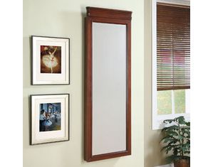 Powell Louis Phillipe Jewlery Storage Mirror in Woodland Oak