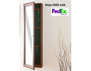 SEI Wall Mount Jewelry Mirror