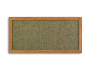 Marsh Industries Vinyl Covered Bulletin Board With Wood Trim Wall Mounted Bulletin Board