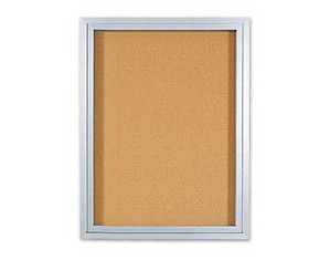 Marsh Industries Deluxe Enclosed Wall Mounted Bulletin Board