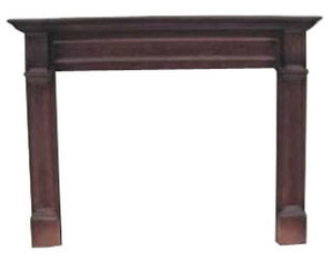 Classic Home Elements Kingston Federal Style Wood Mantel Fireplace Surround