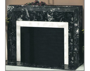 Classic Home Elements Montmartre Cast Marble Mantel Fireplace Surround - FREE Inside Delivery!