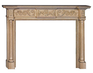 CVH International ML-7 Carved Mantel Fireplace Surround - FREE Inside Delivery!