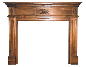 Pearl Mantels The Old Hickory Fireplace Surround - Fast FREE FedEx Shipping!