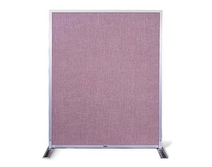 Marsh Industries Burlap Tackable Space Divider Freestanding Bulletin Board