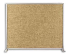 Marsh Industries Vinyl/Cork Tackable Space Divider Freestanding Bulletin Board