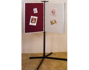 Claridge Monarch Swing-Wing Floor Display with Fabricork Panel