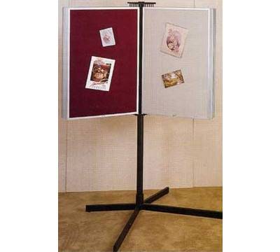 Claridge_Monarch_Swing_Wing_Floor_Display_with_Tan_Nucork_Panel_Swing_Panel_Bulletin_Board.jpg