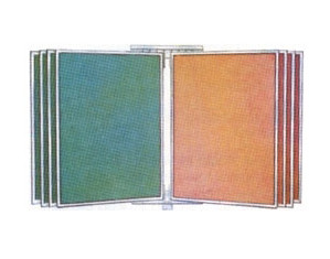 Claridge Monarch Swing-Wing Wall Display with Fabricork Panel