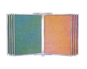 Claridge Monarch Swing-Wing Wall Display with Hook-Fab Panel