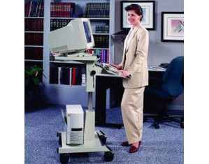 Mayline Group Sit and Stand Workstation - Fast FREE FedEx Shipping!