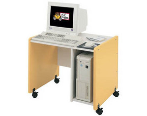 Tot Mate Single Mobile Computer Station