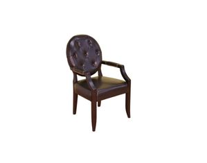 Baxton Studio Dark Brown Bi-cast Leather Club Chair Y-738-J001 - Fast FREE FedEx Shipping!