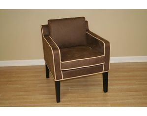 Baxton Studio Tan Microfiber Club Chair Y-222-CV-4-CV-6-Tan - Fast FREE FedEx Shipping!